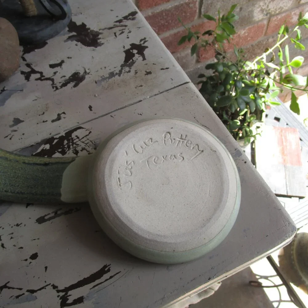 Texas Hill Country Studio Pottery Spoon Rest w/handle